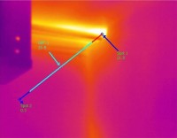 Thermal Image of Cold Store - McClean Thermal Imaging, Co. Donegal, Ireland