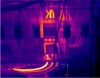 Thermograph showing electrical motor control circuit problem